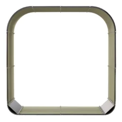 Galvanized Steel Shed Firewood Storage Rack, 4.7' X 1.4' X 4.7' Log Holder Storage Shed With Rubberized Edge For Easy Assembly -Bold Design Store GUEST fd71e1ed 0be8 465c 991d ea74874274dc