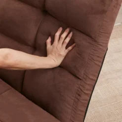 Triple Fold Down Sofa Bed, Adjustable Floor Couch Sofa With One Pillow, 5 Reclining Position, Convertible Polyester Guest Sleeper -Bold Design Store GUEST fe645e74 7014 4712 95cb dbd1254eff99