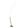 62.25-Inch Bradie Brushed Nickel LED Arc Tube Floor Lamp