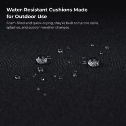 4-Piece Patio Furniture Set Outdoor Balcony Porch Garden Backyard Lawn Furniture Acacia Wood Table Top, Morden Black And Light Brown 18 4-Piece Patio Furniture Set Outdoor Balcony Porch Garden Backyard Lawn Furniture Acacia Wood Table Top, Morden Black And Light Brown -Bold Design Store GUEST fe812487 525d 4aaf bb75 c25ab37ff36a