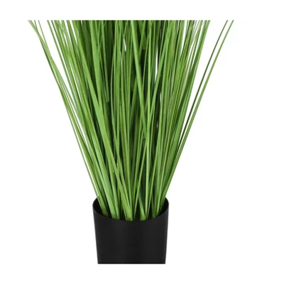 Artificial Plant, 47" Tall, Grass Tree, Indoor, Faux, Fake, Floor, Greenery, Potted, Real Touch, Decorative, Green Grass, Black Pot 2 Artificial Plant, 47" Tall, Grass Tree, Indoor, Faux, Fake, Floor, Greenery, Potted, Real Touch, Decorative, Green Grass, Black Pot - Image 2